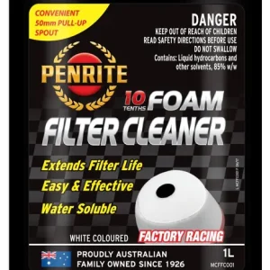 Penrite 10 Tenths MC Foam Filter Cleaner 1L – Profesjonalny Środek do Czyszczenia Piankowych Filtrów Powietrza Nowość