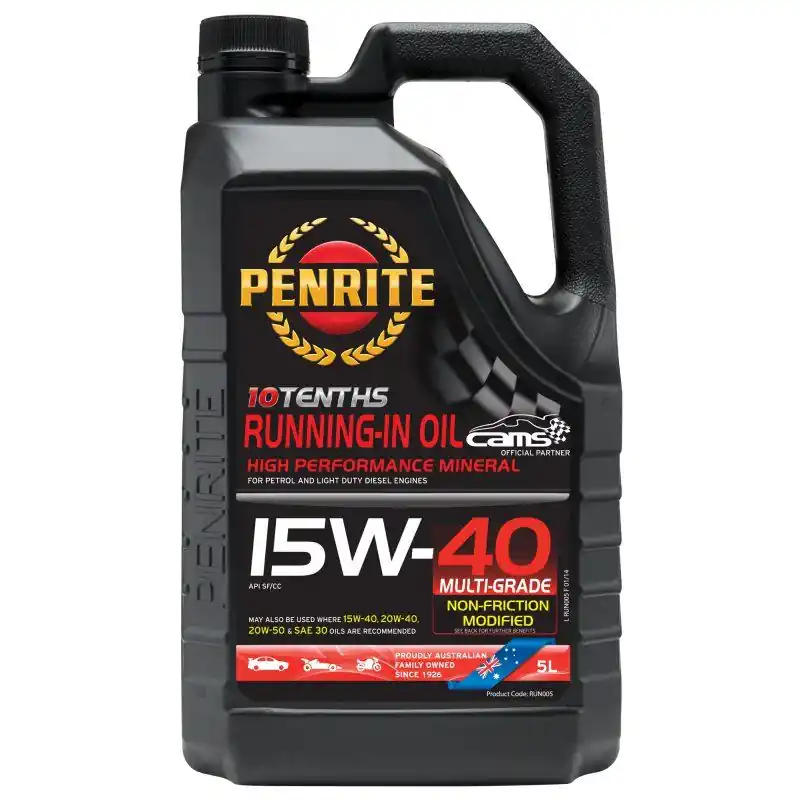 Cena promocyjna Olej silnikowy Penrite Classic 10 Tenths Running-In Oil 15W-40 Mineral 5L