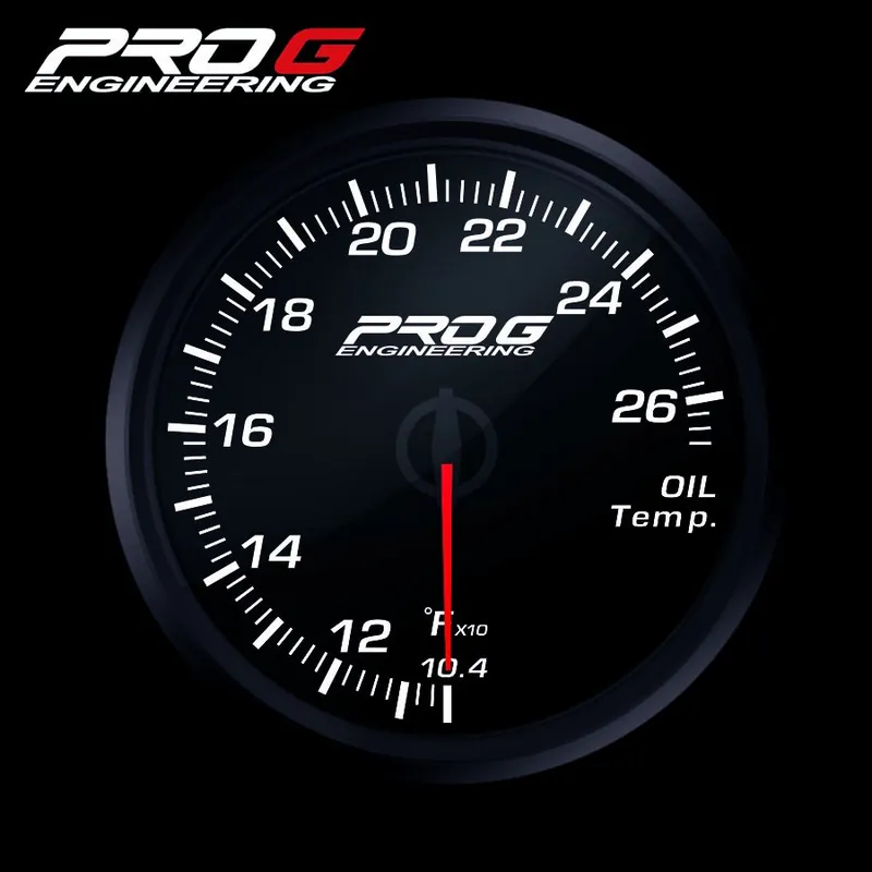 Najlepsza cena Wskaźnik Pro G Race Series RC, temperatury oleju °F WHITE 52mm