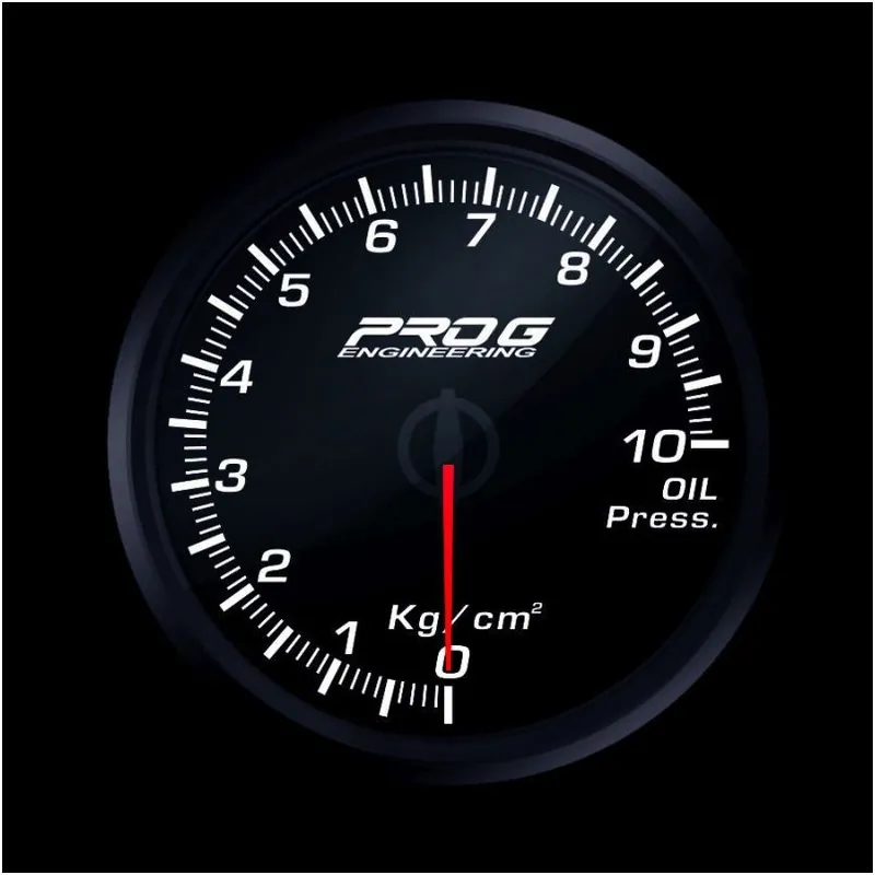 Wskaźnik Pro G Race Series 2 RC, ciśnienia oleju Kg/cm2 WHITE 52mm Oferta limitowana