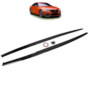Dokładka BMW 4 F32 F33 F36 Progi Gloss Black Premium
