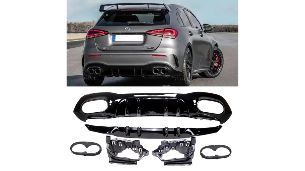 Dyfuzor Mercedes-Benz A W177 Tył Gloss Black Kup teraz
