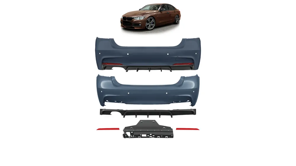 Tani Zderzak BMW 3 F30 Tył z dyfuzorem