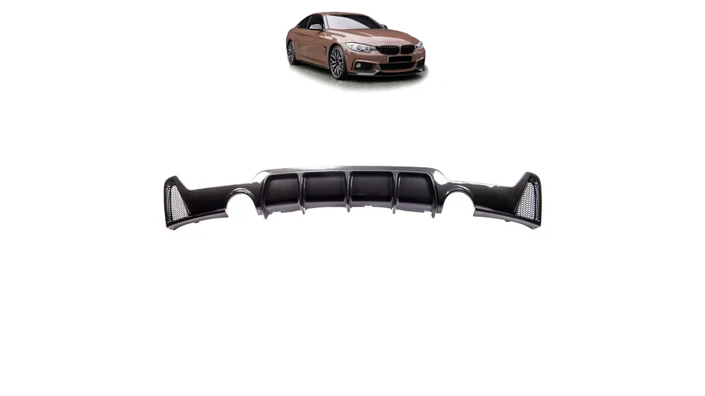 Dostępne od ręki Dyfuzor BMW 4 F32 F33 F36 Tył Carbon Look
