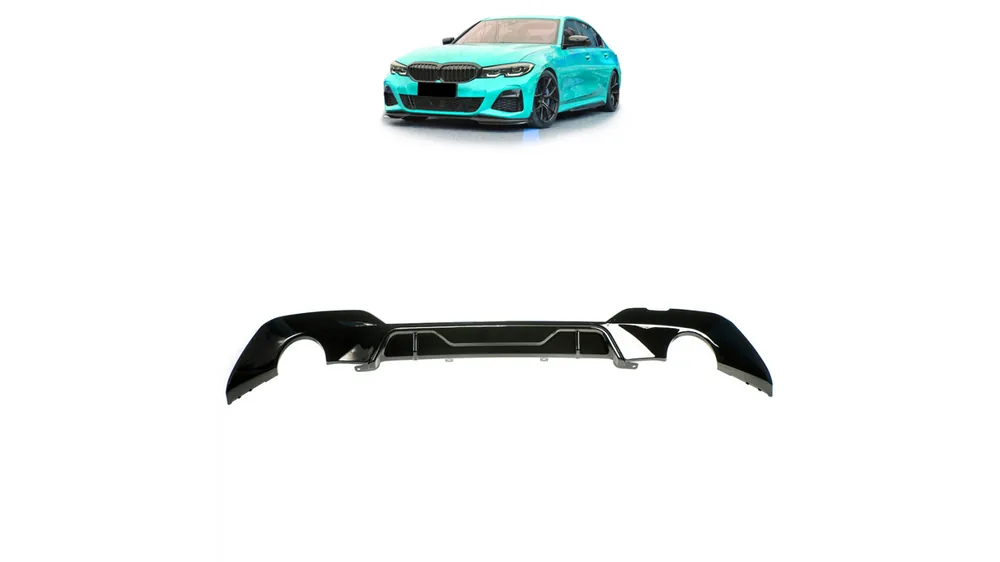 Okazja Dyfuzor BMW 3 G20 G21 Tył Gloss Black