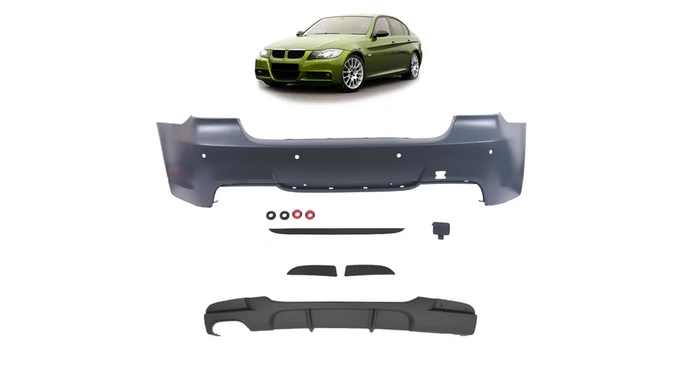 Zderzak BMW 3 E90 Tył z dyfuzorem Niska cena