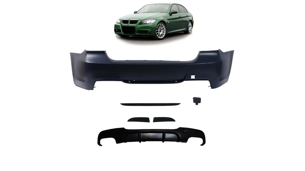 Bezpieczna płatność Zderzak BMW 3 E90 Tył z dyfuzorem