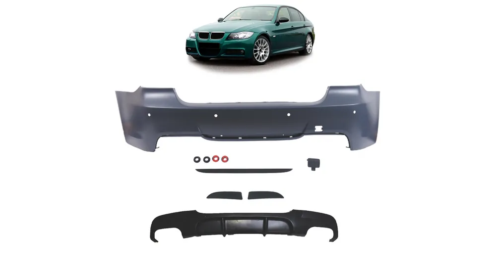 Zderzak BMW 3 E90 Tył z dyfuzorem Łatwy zwrot