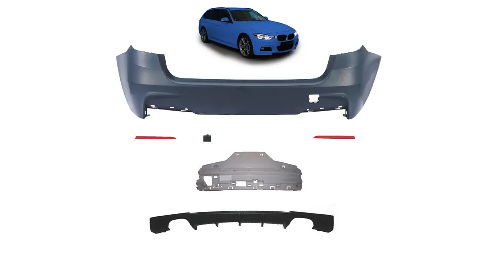 Zderzak BMW 3 F31 Tył z dyfuzorem Ostatnia szansa