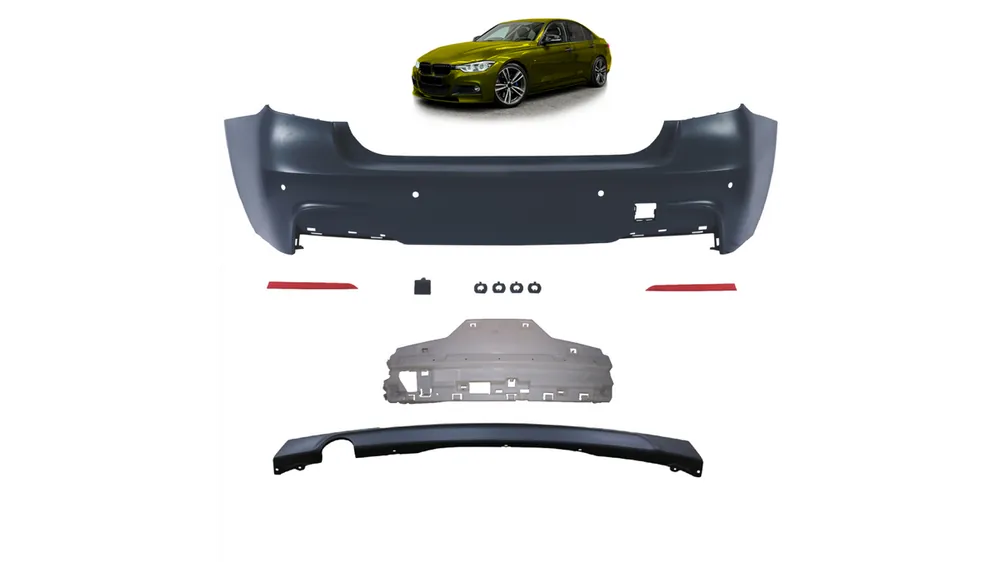 Rabat Zderzak BMW 3 F30 Tył z dyfuzorem