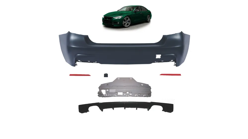 Zderzak BMW 3 F30 Tył z dyfuzorem Ostatnia szansa