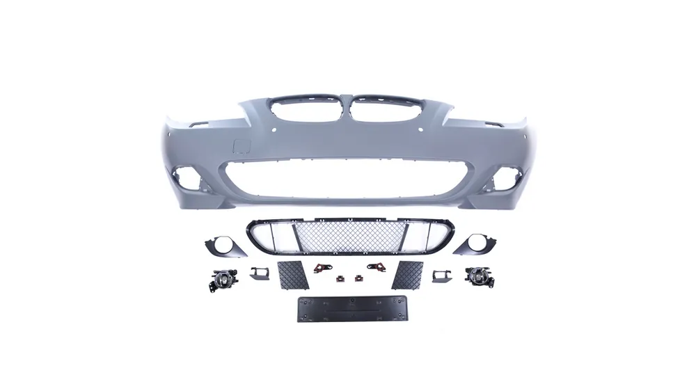 Zderzak BMW 5 E60 E61 Facelift Przód PDC SRA Halogeny Szybka dostawa