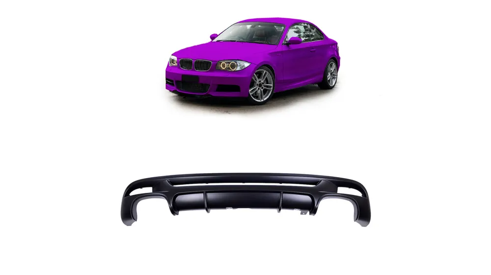 Dyfuzor BMW 1 E82 E88 Tył Matt Black Tylko dziś