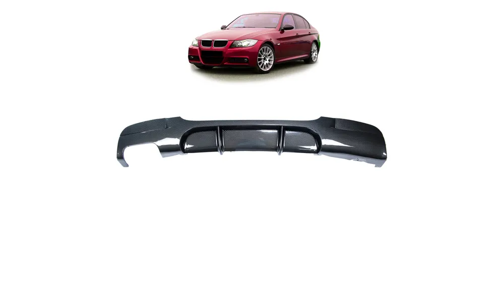 Dyfuzor BMW 3 E90 E91 Tył Carbon Look Niska cena