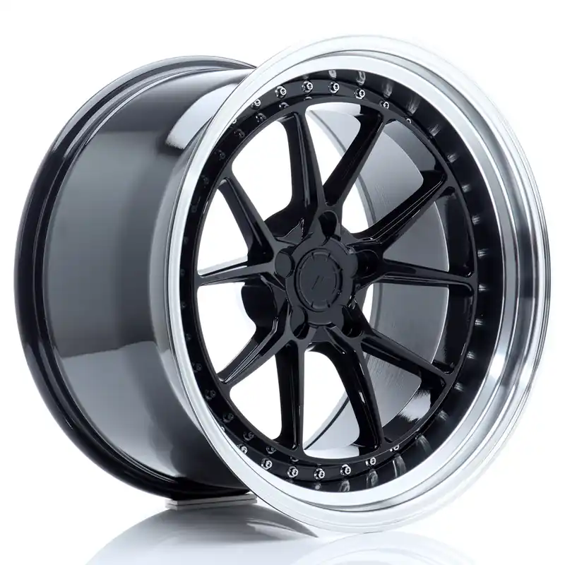 Felga JR Wheels JR39 19x11 (5 śrub) ET0-25 Gloss Black w/ Machined Lip Blank Bezpieczna płatność