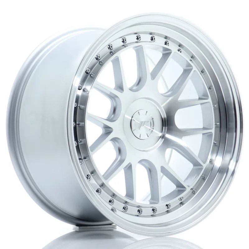 Felga JR Wheels JR40 18x9,5 (5 śrub) ET15-35 Silver Machined Face Blank Ekspresowa dostawa