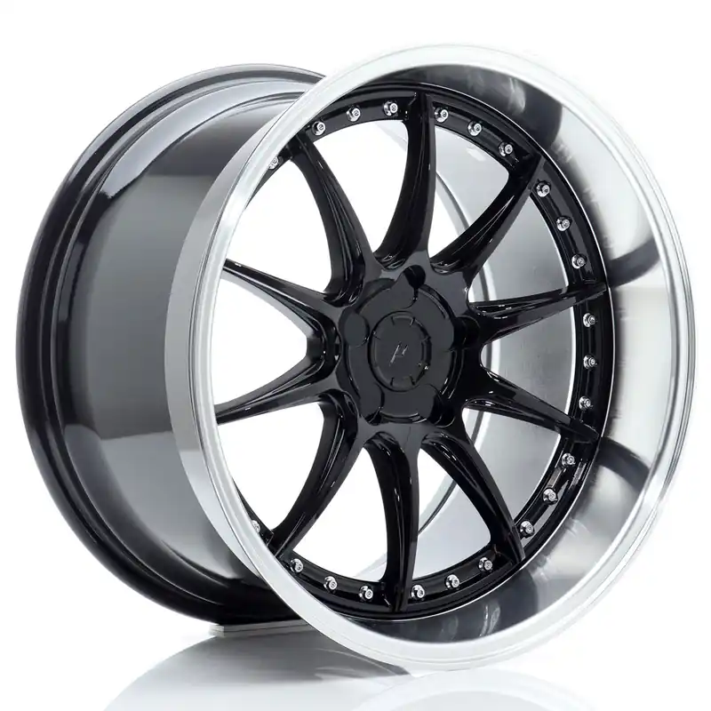 Felga JR Wheels JR41 19x11 (5 śrub) ET12-25 Gloss Black w/ Machined Lip Blank Hit cenowy