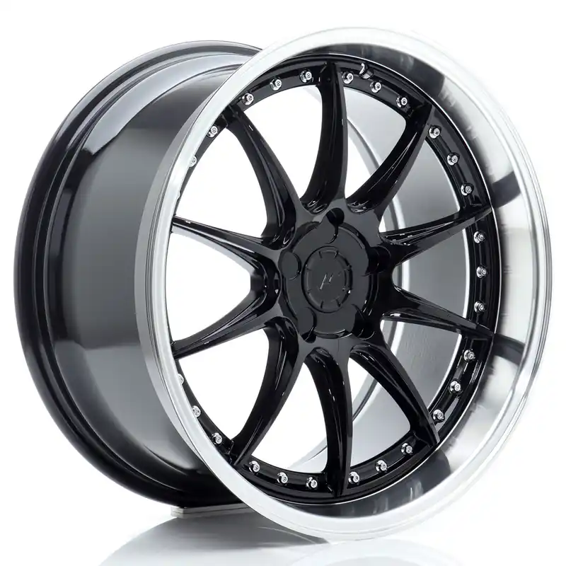 Sprawdź teraz Felga JR Wheels JR41 19x9,5 (5 śrub) ET12-22 Gloss Black w/ Machined Lip Blank