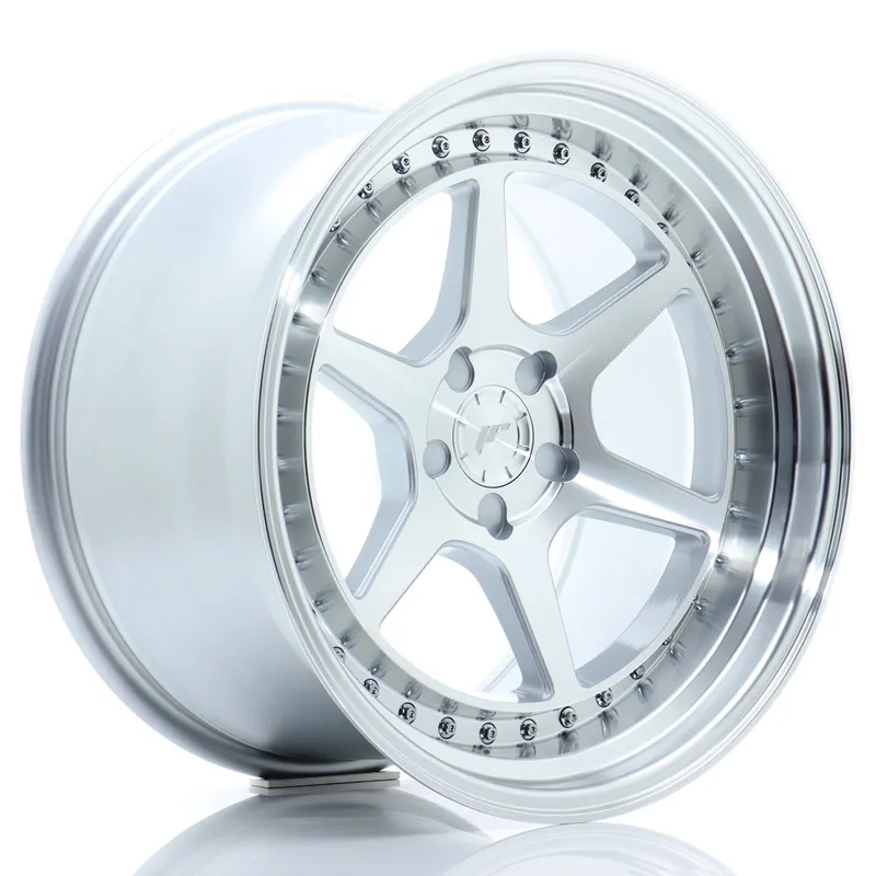 Felga JR Wheels JR43 18x10,5 (5 śrub) ET15-22 Silver Machined Face Blank Dostępne od ręki