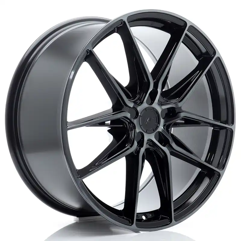 Nowy Felga JR Wheels JR44 20x8 (5 śrub) ET20-40 Black Machined w/ Tinted Face Blank