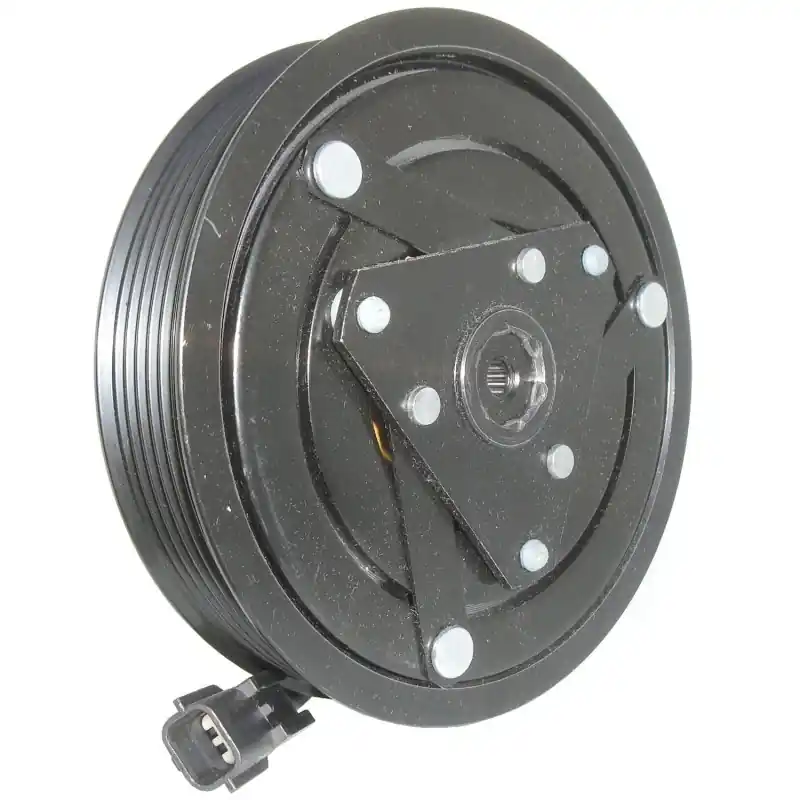 Dostępne od ręki 2105002 SPRZĘGŁO SPRĘŻARKI / KOMPRESORA KLIMATYZACJI CALSONIC CWV615M 6PV 124MM NISSAN