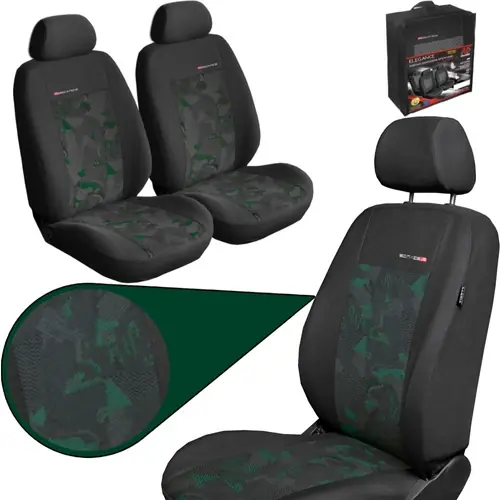 Niska cena Pokrowce uniwersalne na przednie fotele samochodowe 1+1 Auto-Dekor Zielone