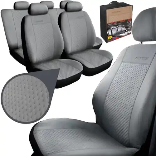 Cena promocyjna Pokrowce na fotele samochodowe Auto-Dekor Prestige Alkantara Szare