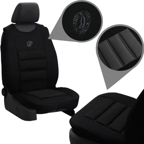 Darmowy zwrot Mata tłoczona na przednie siedzenie samochodowe Pok-Ter Ergonomic Czarna