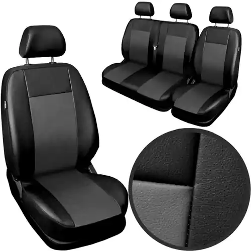 Pokrowce fotele samochodowe BUS Auto-Dekor Comfort 2+1 Szare Wyprzedaż